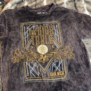 High Table Graphic Tee - Black and Gold